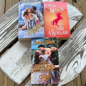 Three Connie Mason Paperback Books